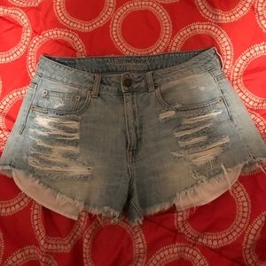 Size 8 Hi-Rise Festival AE shorts